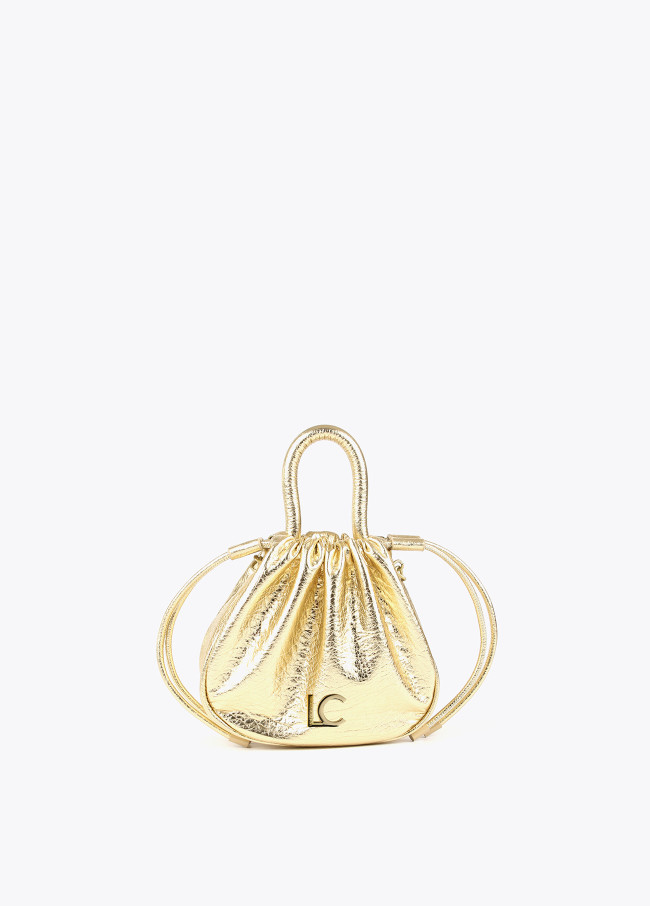 Sac besace avec logo en relief