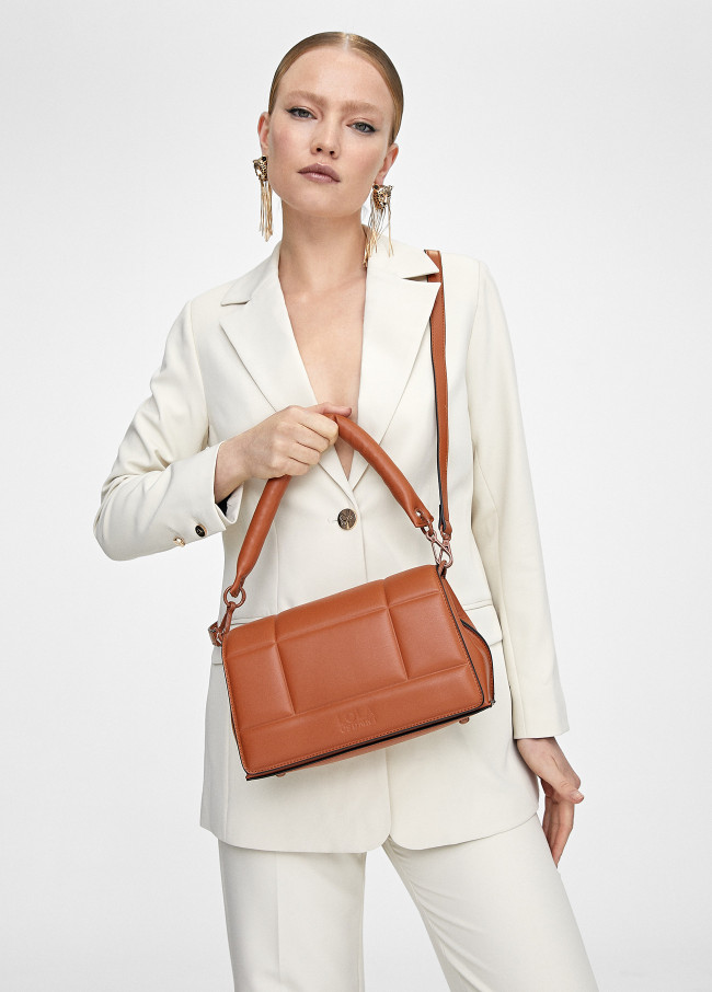 Padded crossbody bag