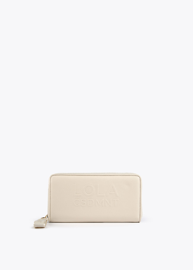 Large raised logo wallet