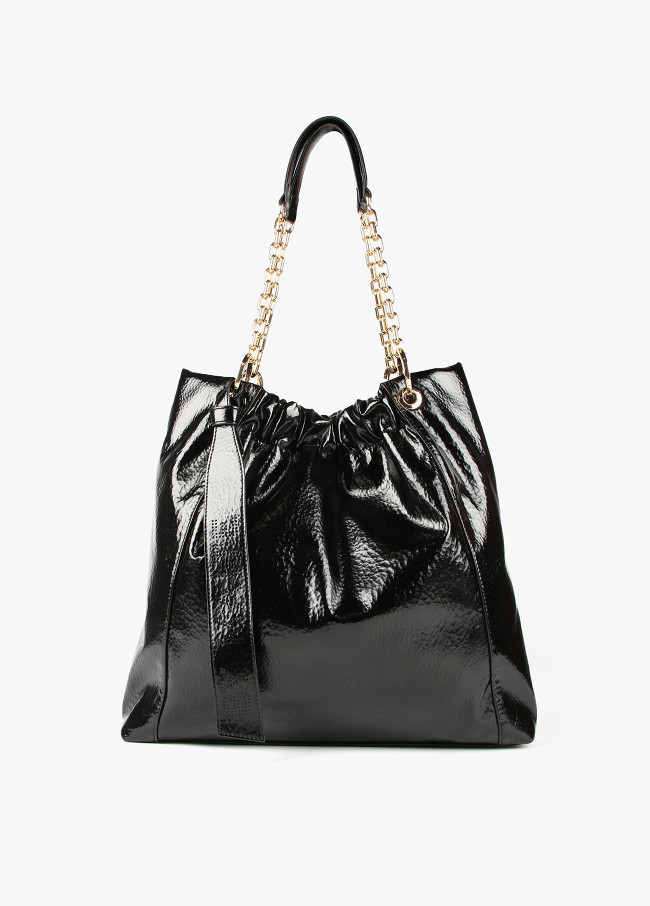 Shiny tote bag