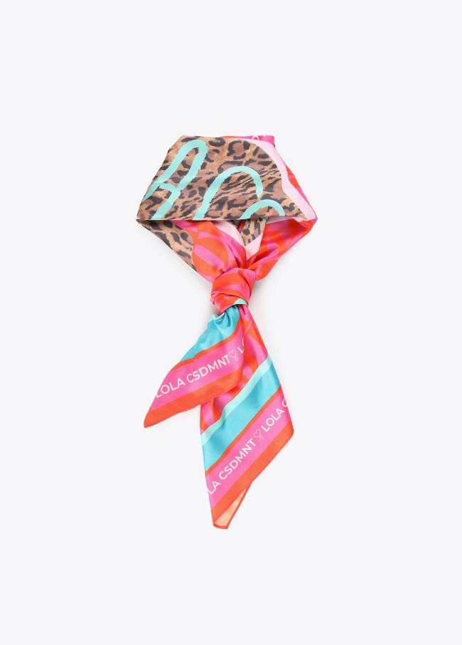 Foulard imprimé léopard