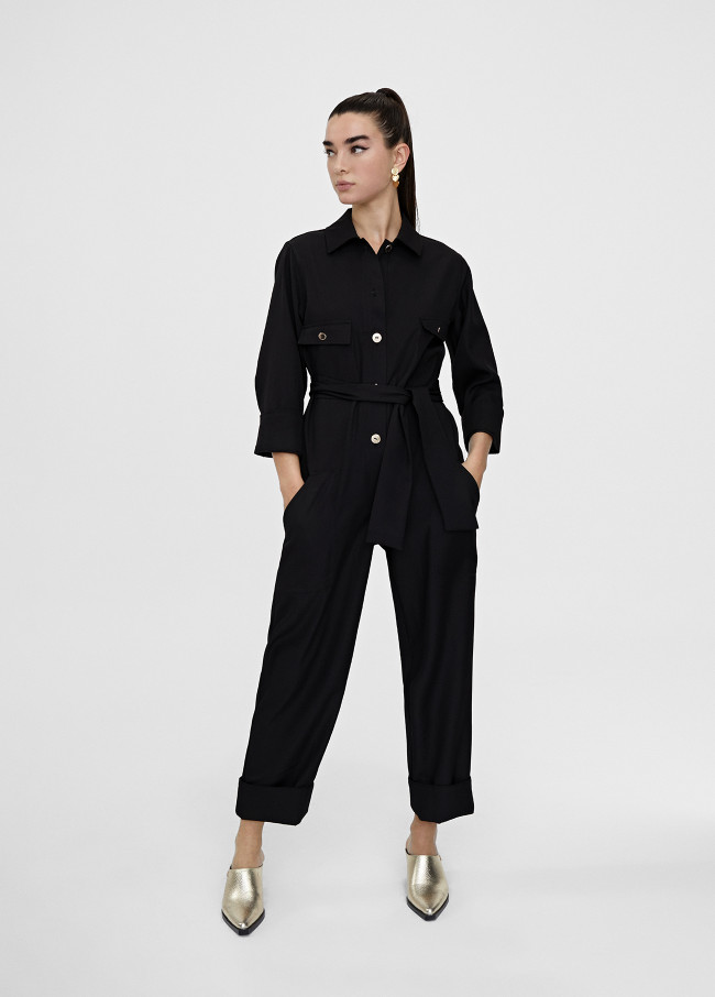 Black jumpsuit