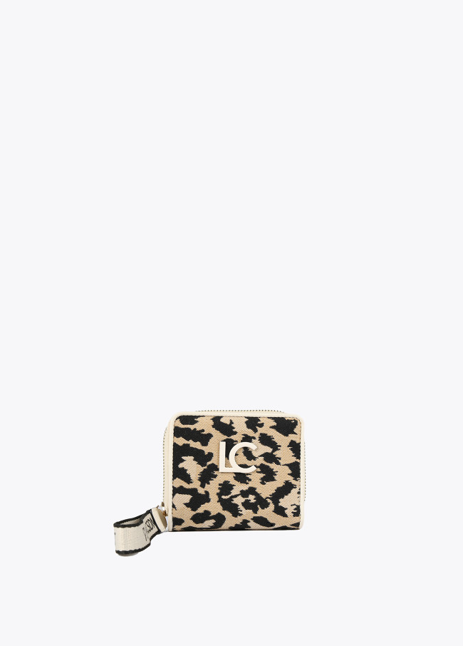 Kleine Brieftasche mit Animal Print