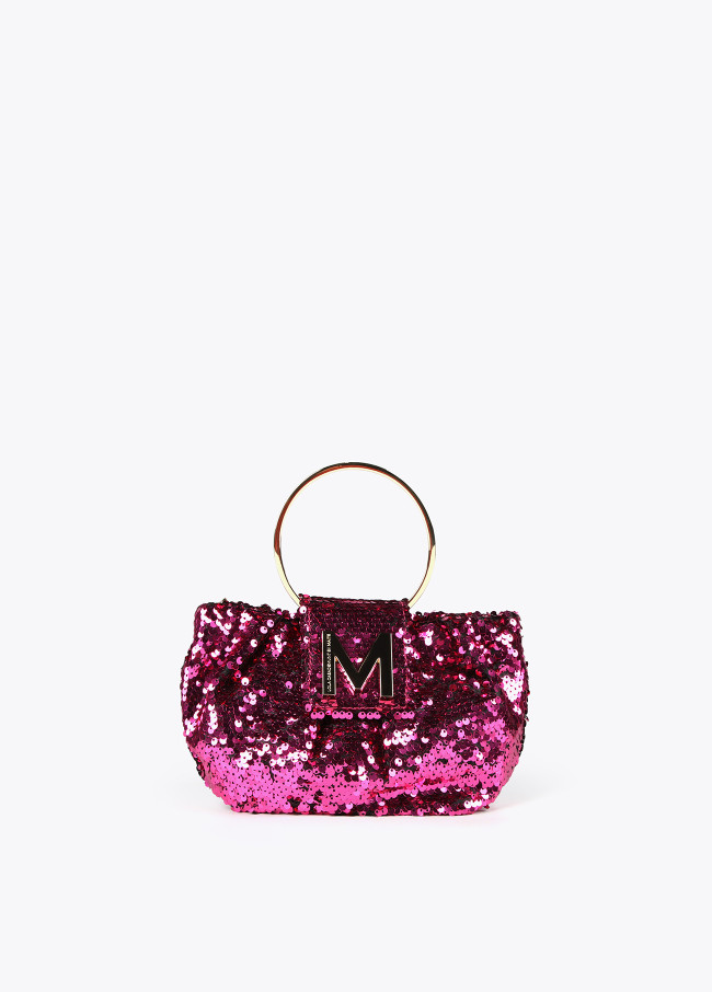 Sequinned evening bag