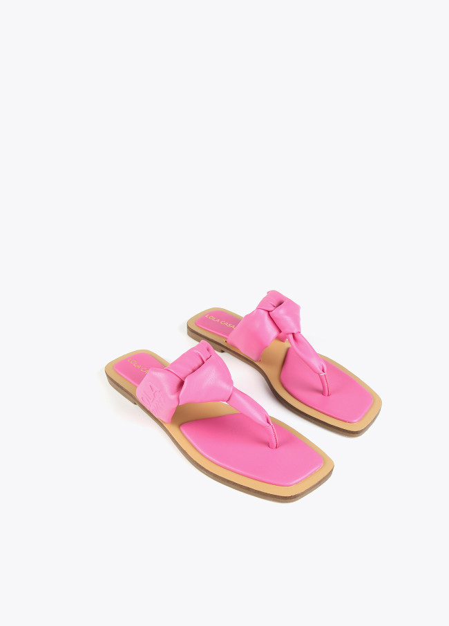 Flat thong sandals