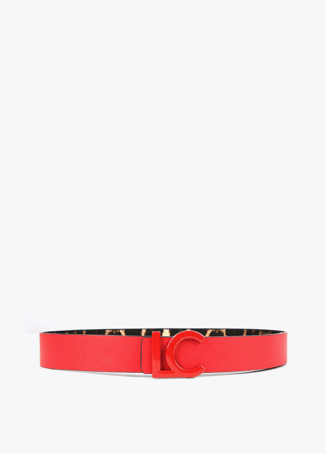 Reversible printed belt