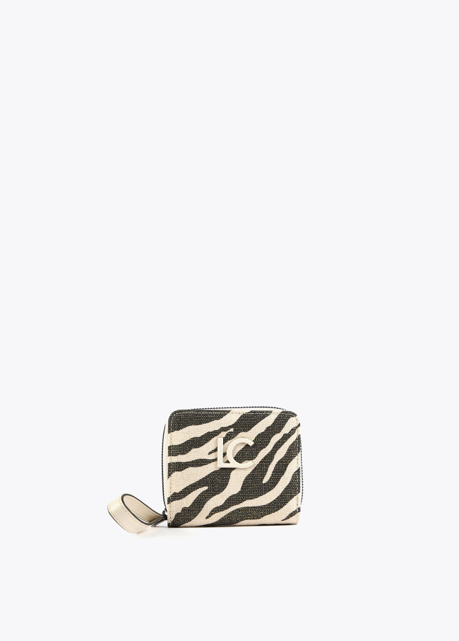 Kleine Brieftasche mit Animal Print