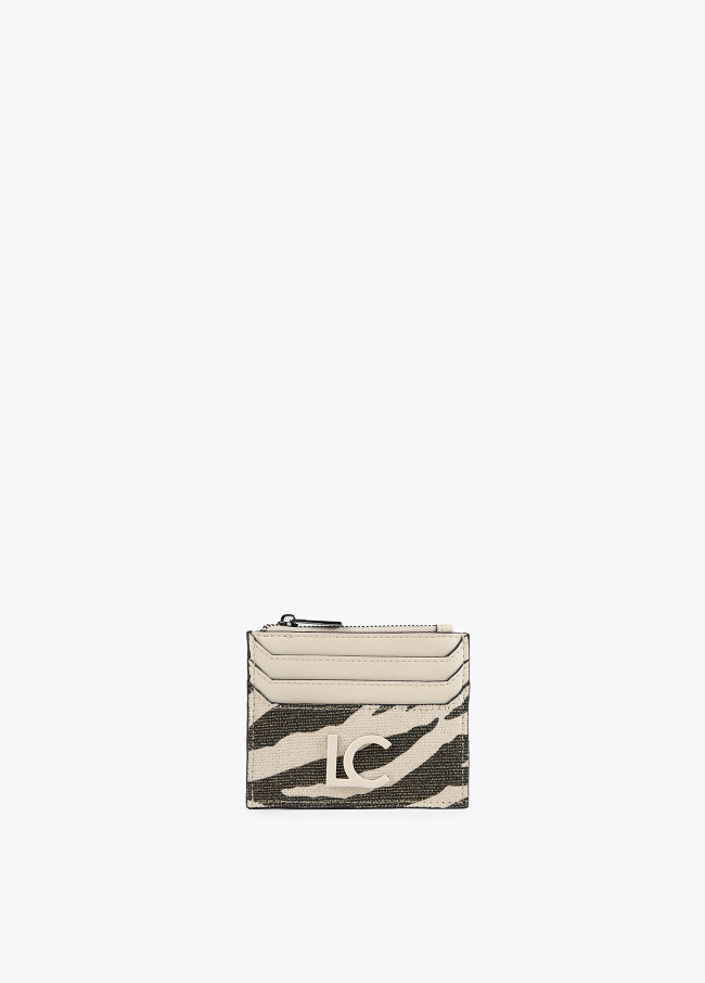 Animal print card holder