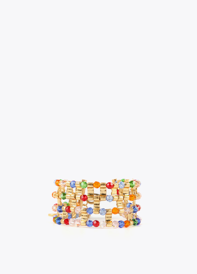 Bracelet cristaux multicolores