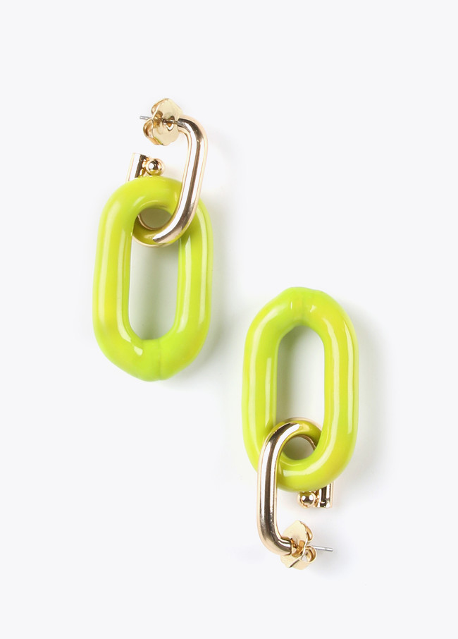 Two-piece earrings