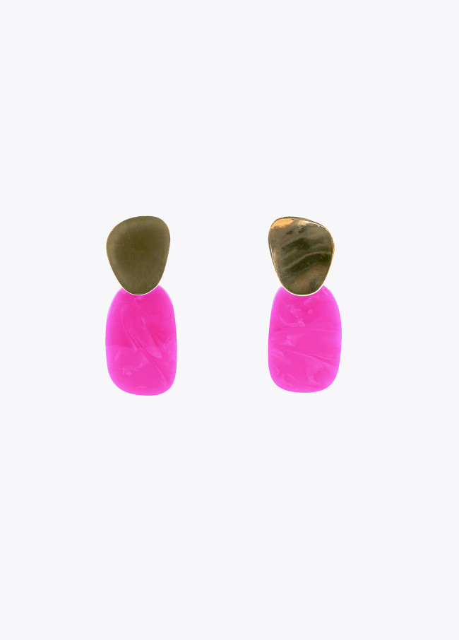 Two-piece earrings