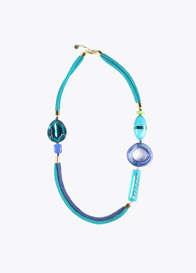 Collier cordon tons bleus