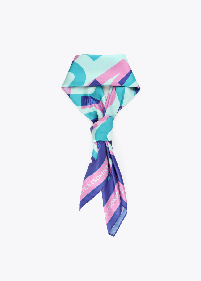 Foulard logo imprimé