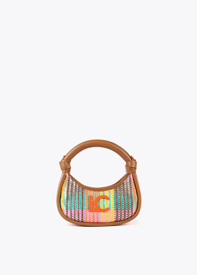 Mini borsa a tracolla multicolore