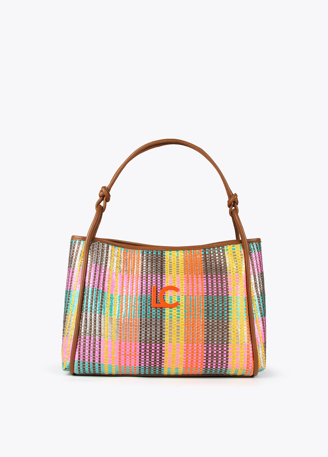 Sac cabas multicolore