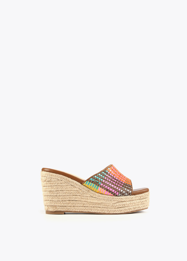 Sabot plateau multicolore