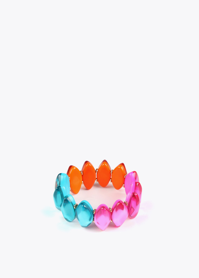 Colourful elastic bracelet