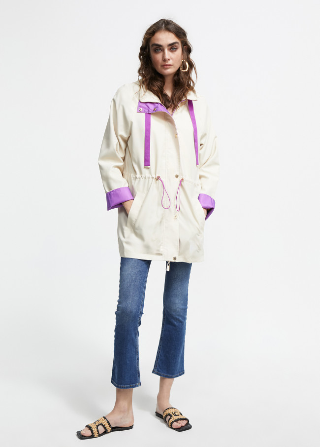 Parka con cappuccio