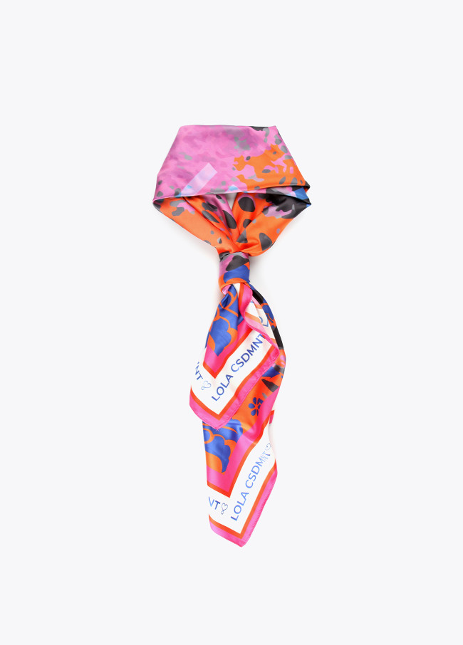 Foulard visage léopard