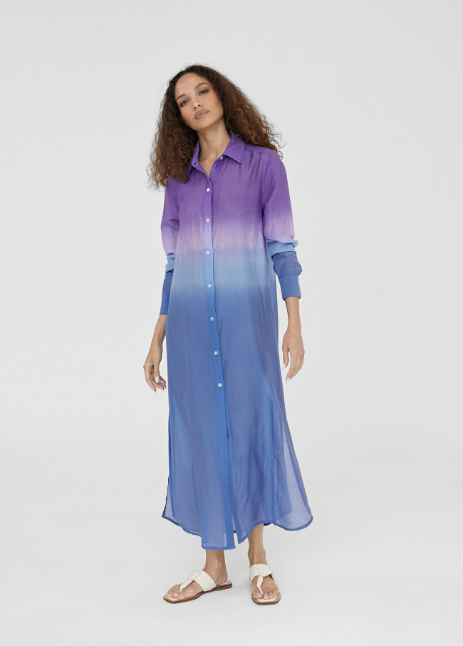 Langer Tie-Dye-Kaftan