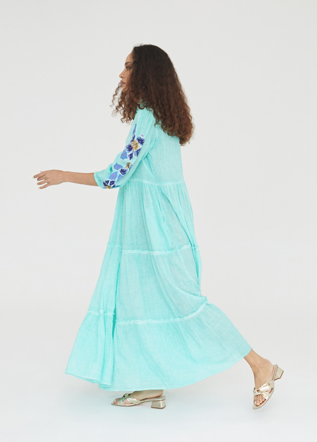 Caftan long brodé