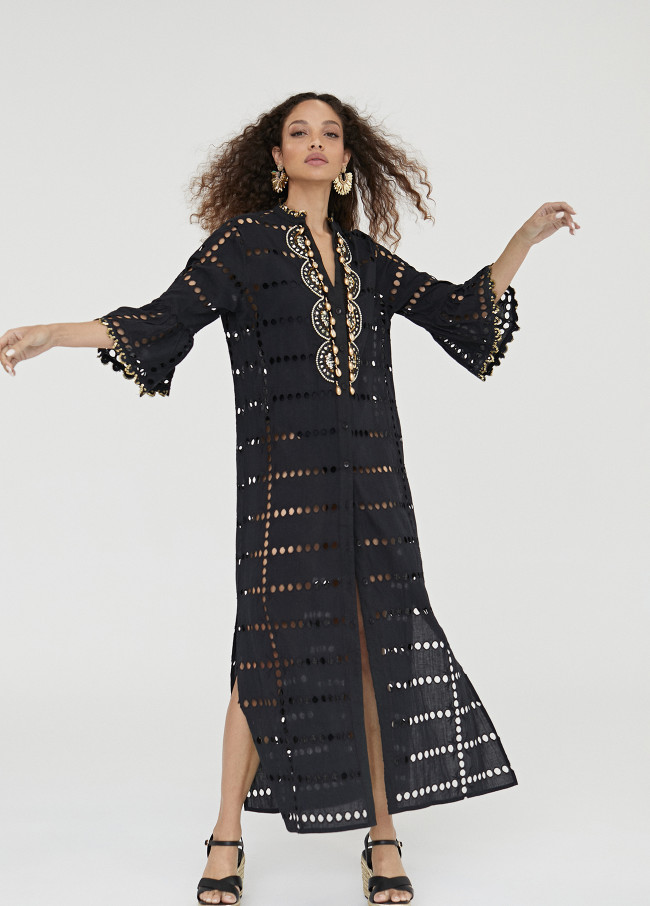 Caftan long brodé