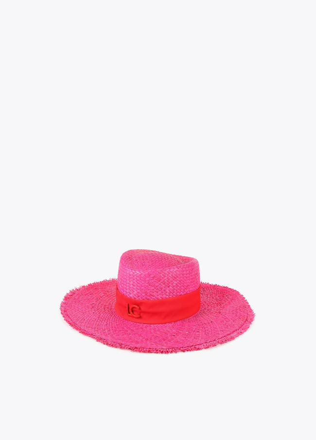 Hat with wide brim