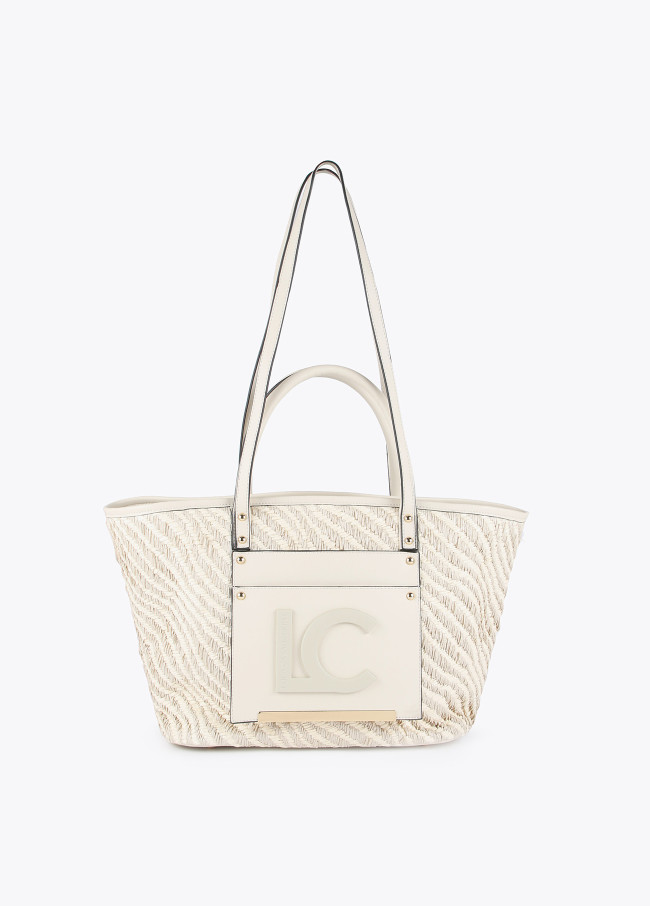 Basket-style tote bag