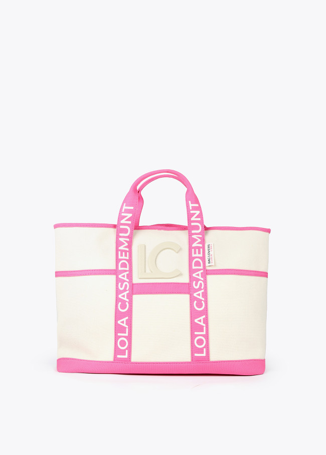 Mala tote bag com asas logotipadas