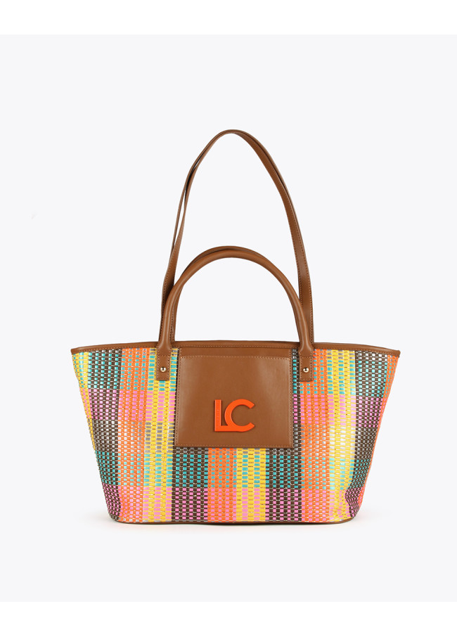 Shopper doble asa multicolor